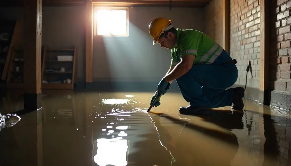 Professional water damage restoration services in Baker, FL